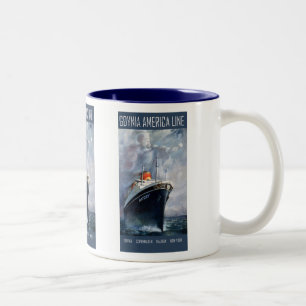 Gdynia America Line Two-Tone Coffee Mug