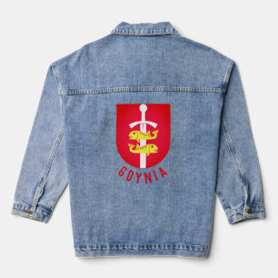 Gdynia coat of arms, Poland Denim Jacket