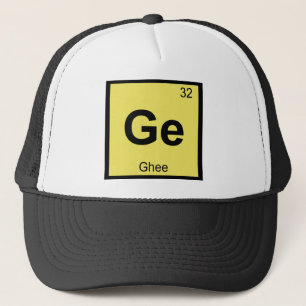 Ge - Ghee Butter Chemistry Periodic Table Symbol Trucker Hat