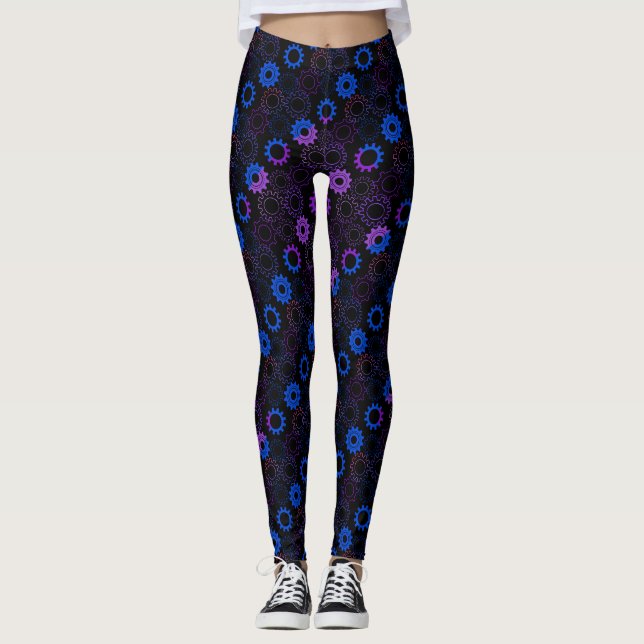 Gear02b X4x4.5k.nbg Black BG Leggings (Front)