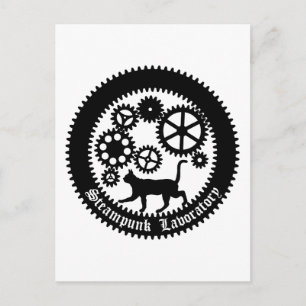 Gear Cat Postcard