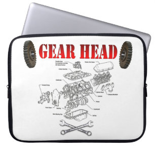 GEAR HEAD LAPTOP SLEEVE