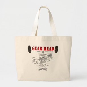 GEAR HEAD LARGE TOTE BAG
