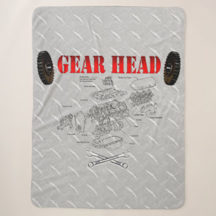 Gear Head Sherpa Blanket
