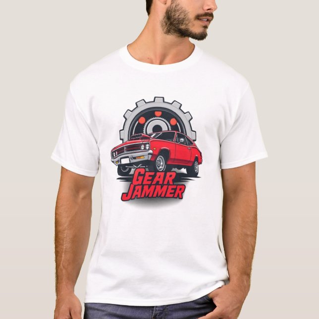 Gear Jammer 1971 Dodge Demon 340 T-Shirt (Front)