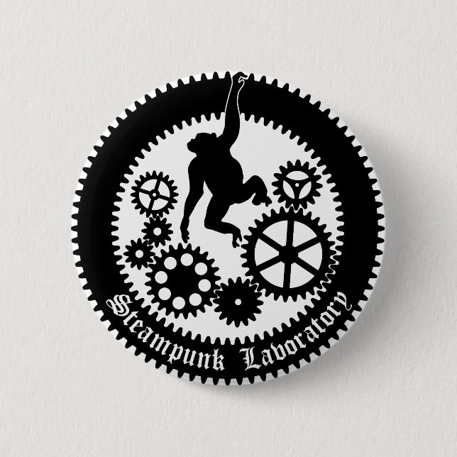 gear monkey 2 6 cm round badge (Front)