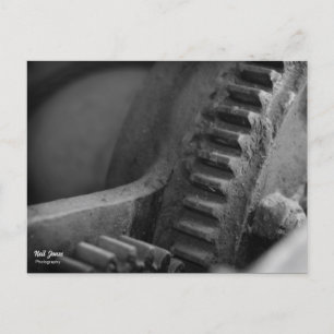 Gear of Progress Holiday Postcard