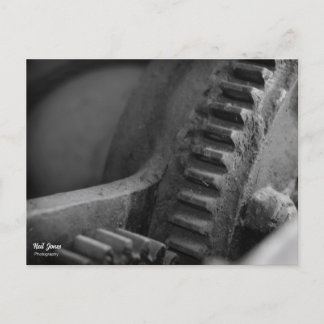 Gear of Progress Holiday Postcard