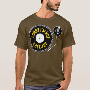 Gear Set Turntable - VInyl Disc Jockey T-Shirt