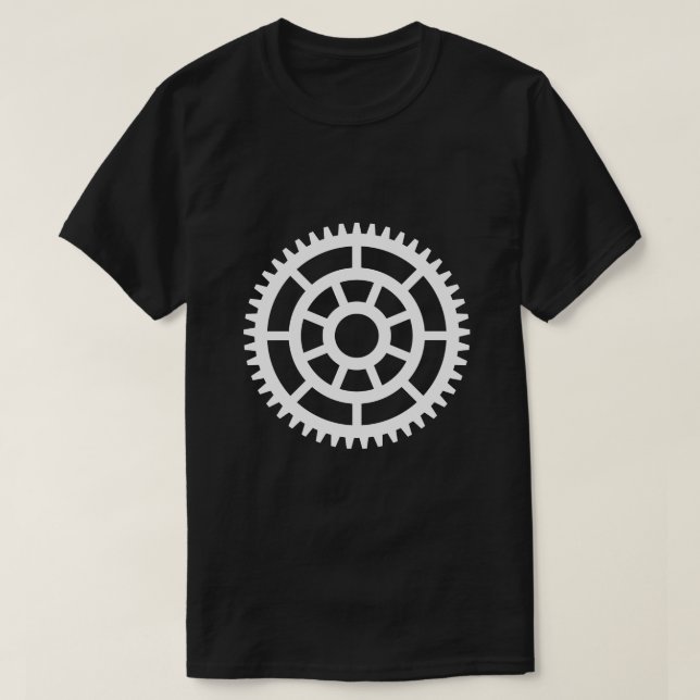 Gear Wheel - Concentric Spokes T-Shirt (Design Front)