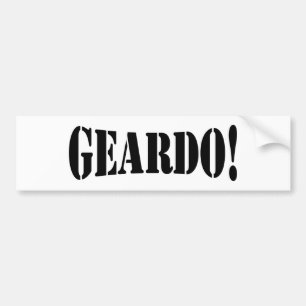 GEARDO! BUMPER STICKER