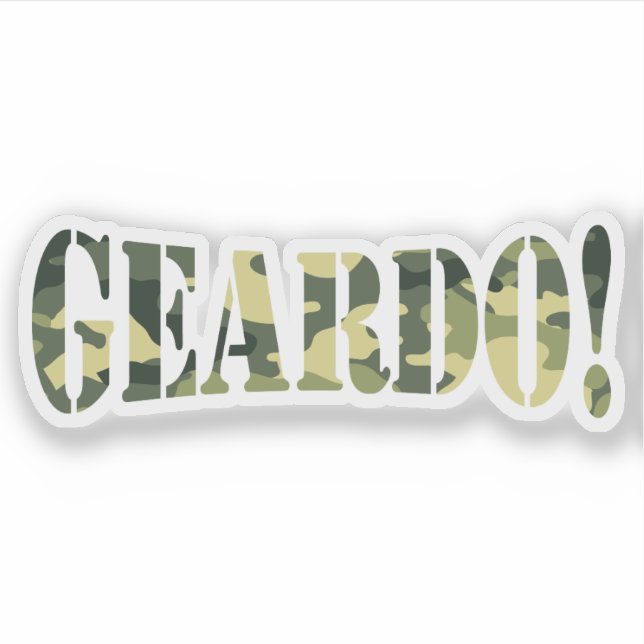 GEARDO! CAMO / CAMOUFLAGE (Front)