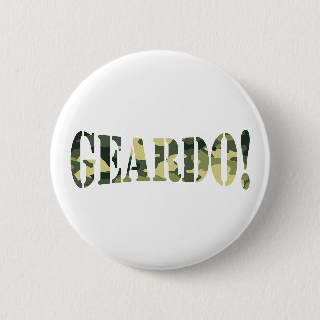 GEARDO! CAMO / CAMOUFLAGE 6 CM ROUND BADGE (Front)