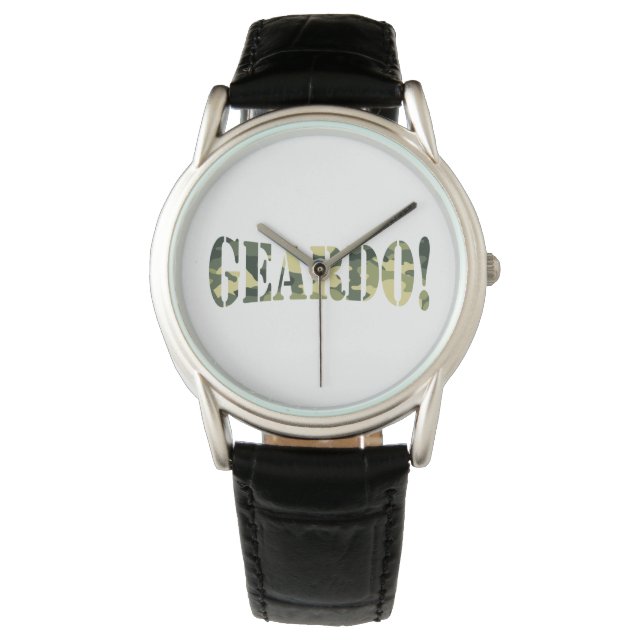 GEARDO! CAMO / CAMOUFLAGE WATCH (Front)