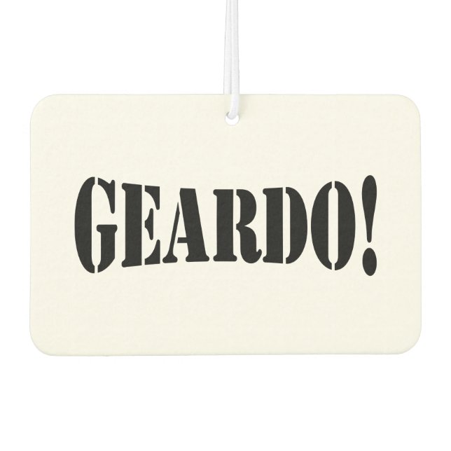 GEARDO! CAR AIR FRESHENER (Front)