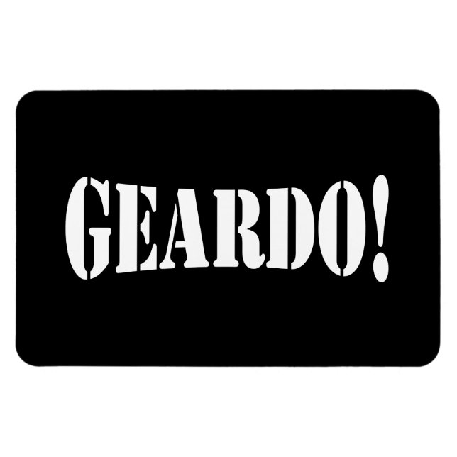 GEARDO! MAGNET (Horizontal)