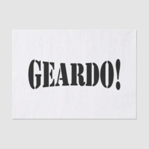 GEARDO! TISSUE PAPER