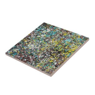 Geared Toward Abstract Art Design Lover  Tile