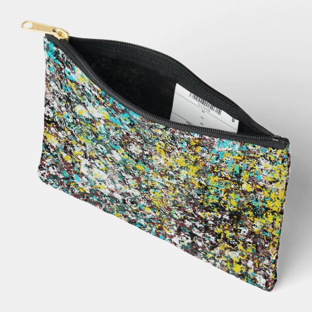 Geared Towards Abstract Art Design Lover Accessory Pouch (Open)