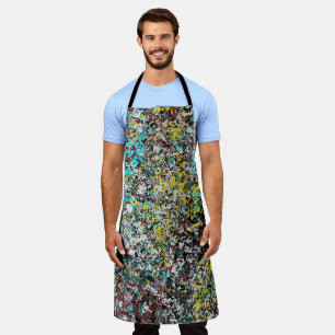 Geared Towards Abstract Art Design Lover  Apron