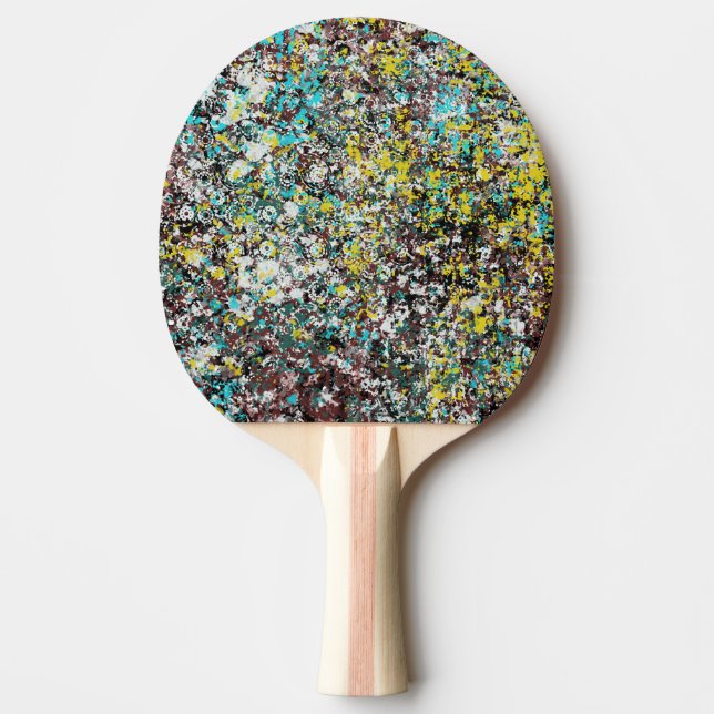 Geared Towards Abstract Art Design Lover Ping Pong Paddle (Front)