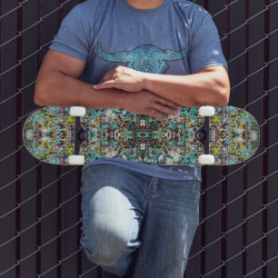 Geared Towards Abstract Art Design Lover Skateboard