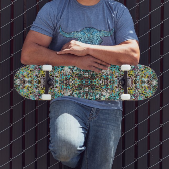 Geared Towards Abstract Art Design Lover Skateboard (Outdoor 3)