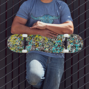 Geared Towards Abstract Art Design Lover Skateboard