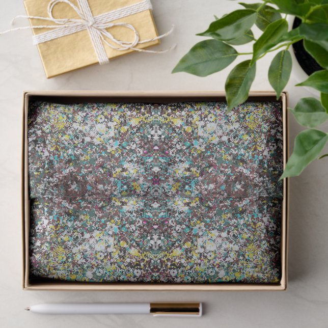 Geared Towards Abstract Art Design Lover  Tissue Paper (Gift)