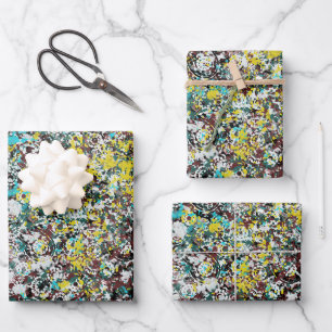 Geared Towards Abstract Art Design Lover Wrapping Paper Sheet