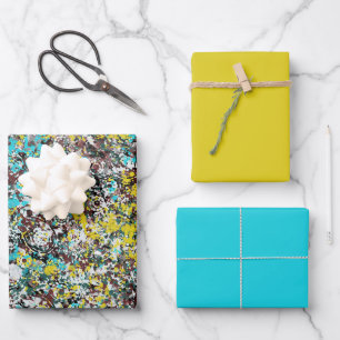 Geared Towards Abstract Art Design Lover Wrapping Paper Sheet