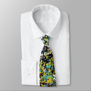 Geared Towards Steampunk Abstract Art Design Lover Tie