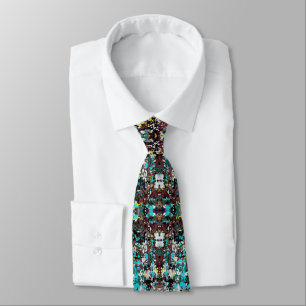 Geared Towards Steampunk Abstract Art Design Lover Tie