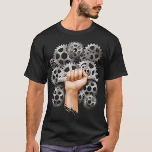 Gearheads Mechanics and Machinists Working Mans T-Shirt