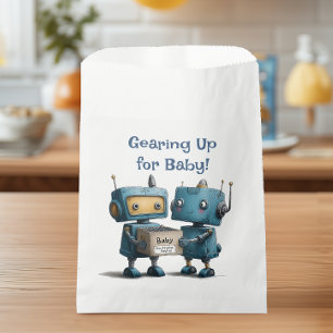 Gearing up for Baby Robot Baby Shower Favour Bags