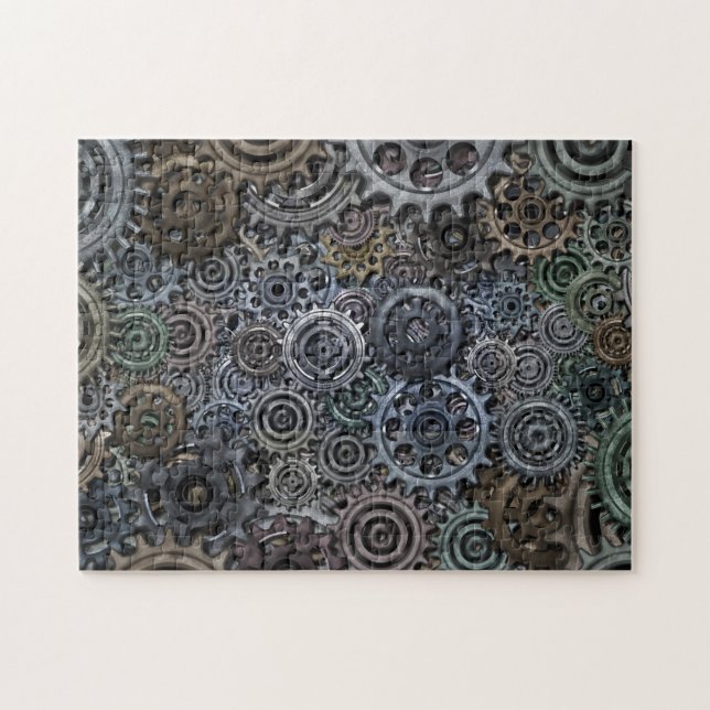 Gears and Cogs Jigsaw Puzzle (Horizontal)
