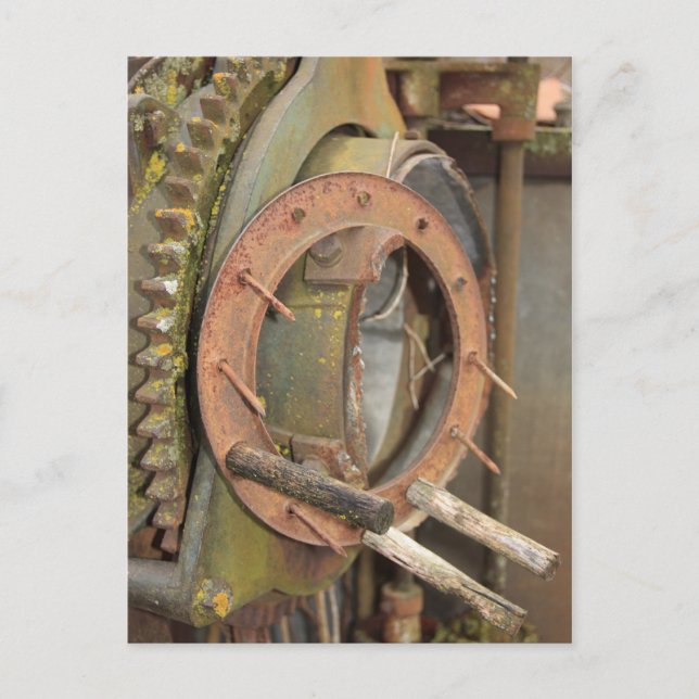 Gears and Nails Postcard (Front)