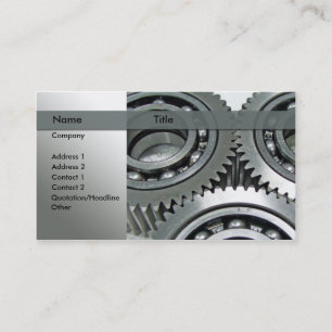 Gears Business Card