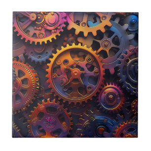 Gears Ceramic Tile