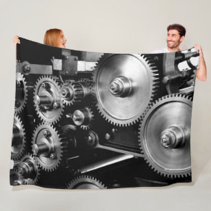 GEARS FLEECE BLANKET