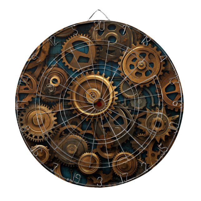 Gears Pattern Dartboard (Front)
