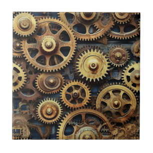 Gears Pattern Tile