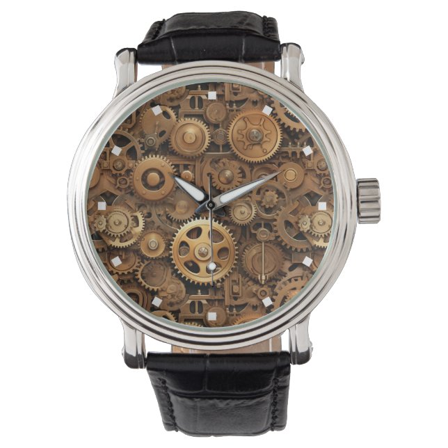 Gears Pattern Watch (Front)