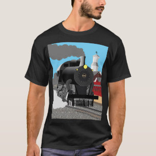 Gears RR steam train graphic T-Shirt