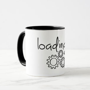 Gears, think big. big ideas. Brainstorming Mug