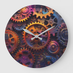 Gears Wall Clock