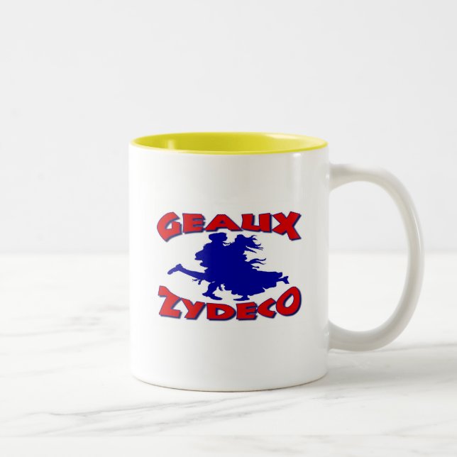 Geaux Zydeco Two-Tone Coffee Mug (Right)