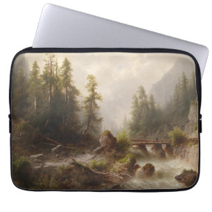 Gebirgsbach – Albert Rieger Laptop Sleeve