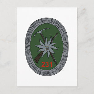 Gebirgsjagerbataillon 231 postcard