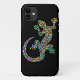 Geck Gecko Psychedelic Design iPhone 5 Cases